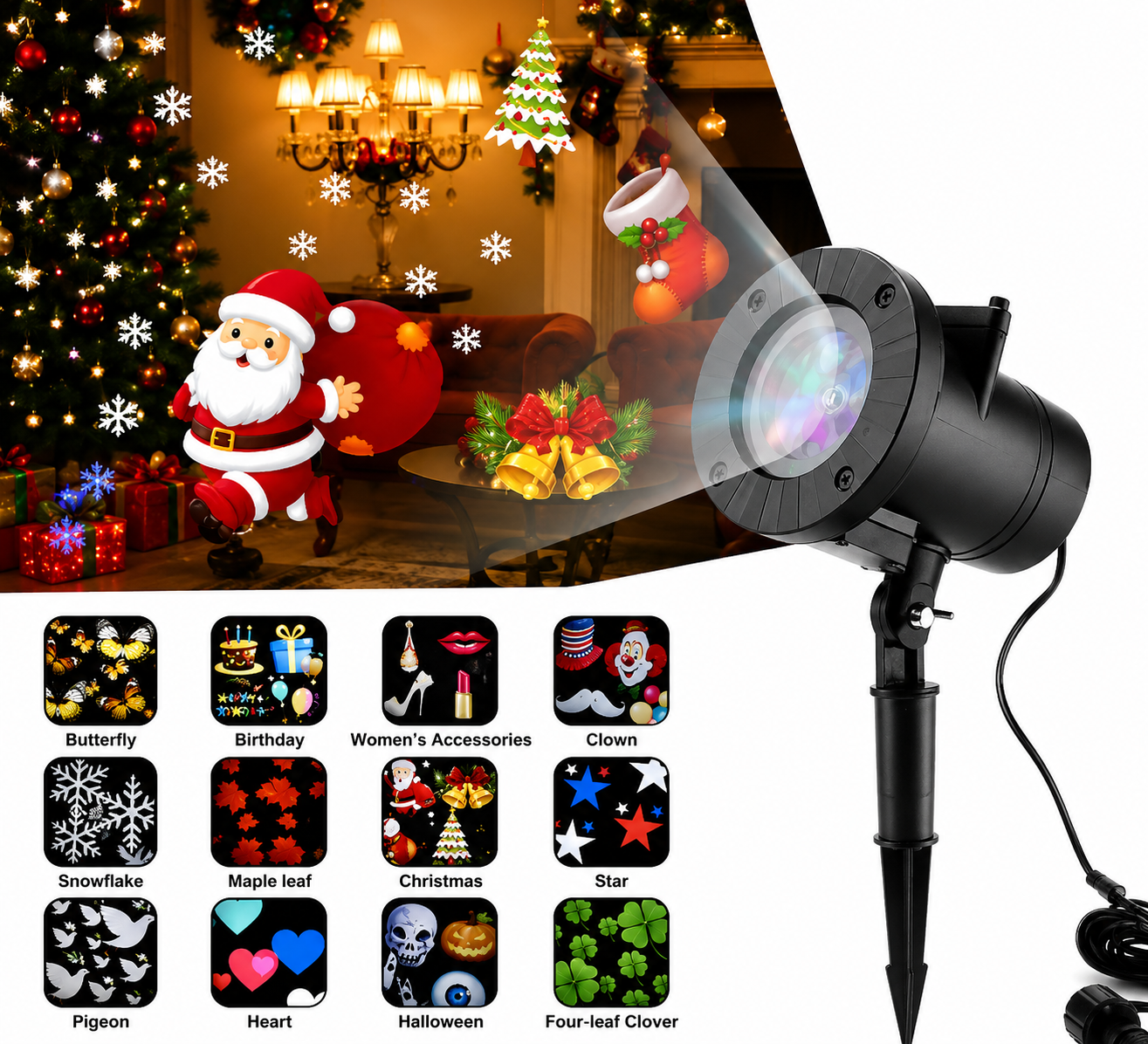 Halloween Projector Light – Outdoor Halloween Decorations
