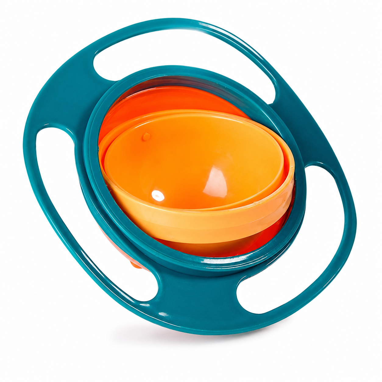 360° Rotating Spill-Proof Baby Gyro Bowl for Toddlers