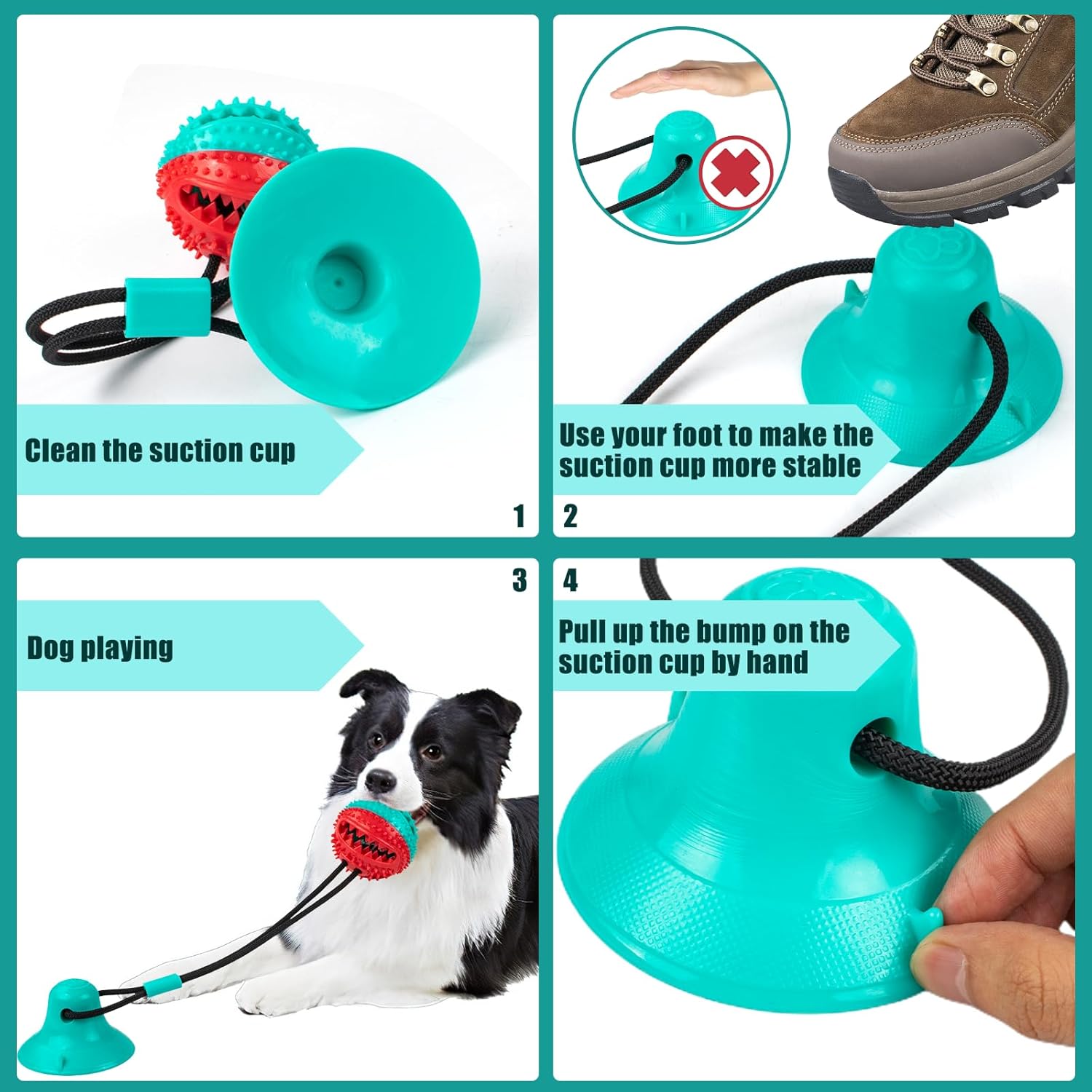 Dog Suction Cup Tug Toy