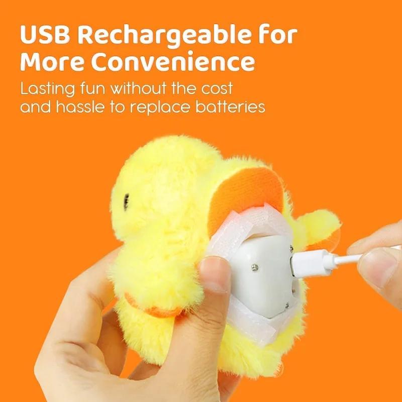 Interactive Electric Duck Toy for Cats