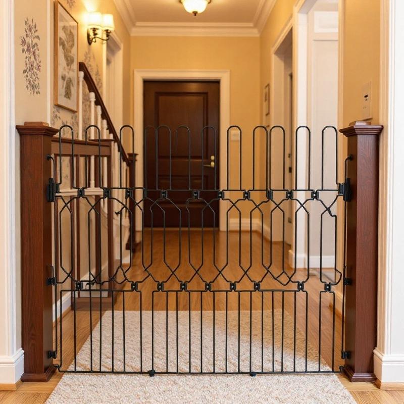 BlamGuard Retractable Metal Pet Gate