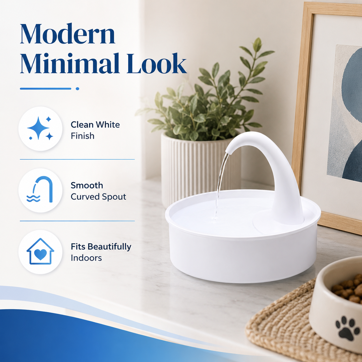 Cat Drinking Fountain – Automatic Pet Water Dispenser with Flowing Water Design for Cats & Small Pets
