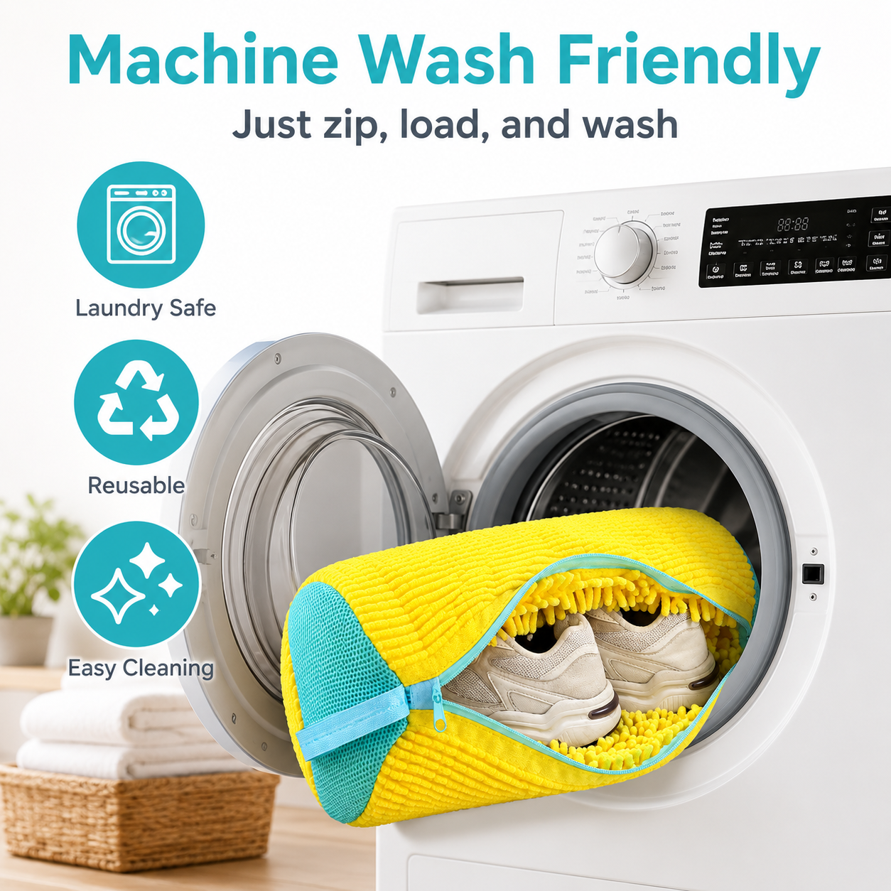 Shoe Washing Machine Bag