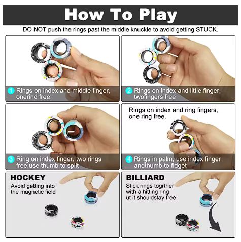 Fidget Trio Rings