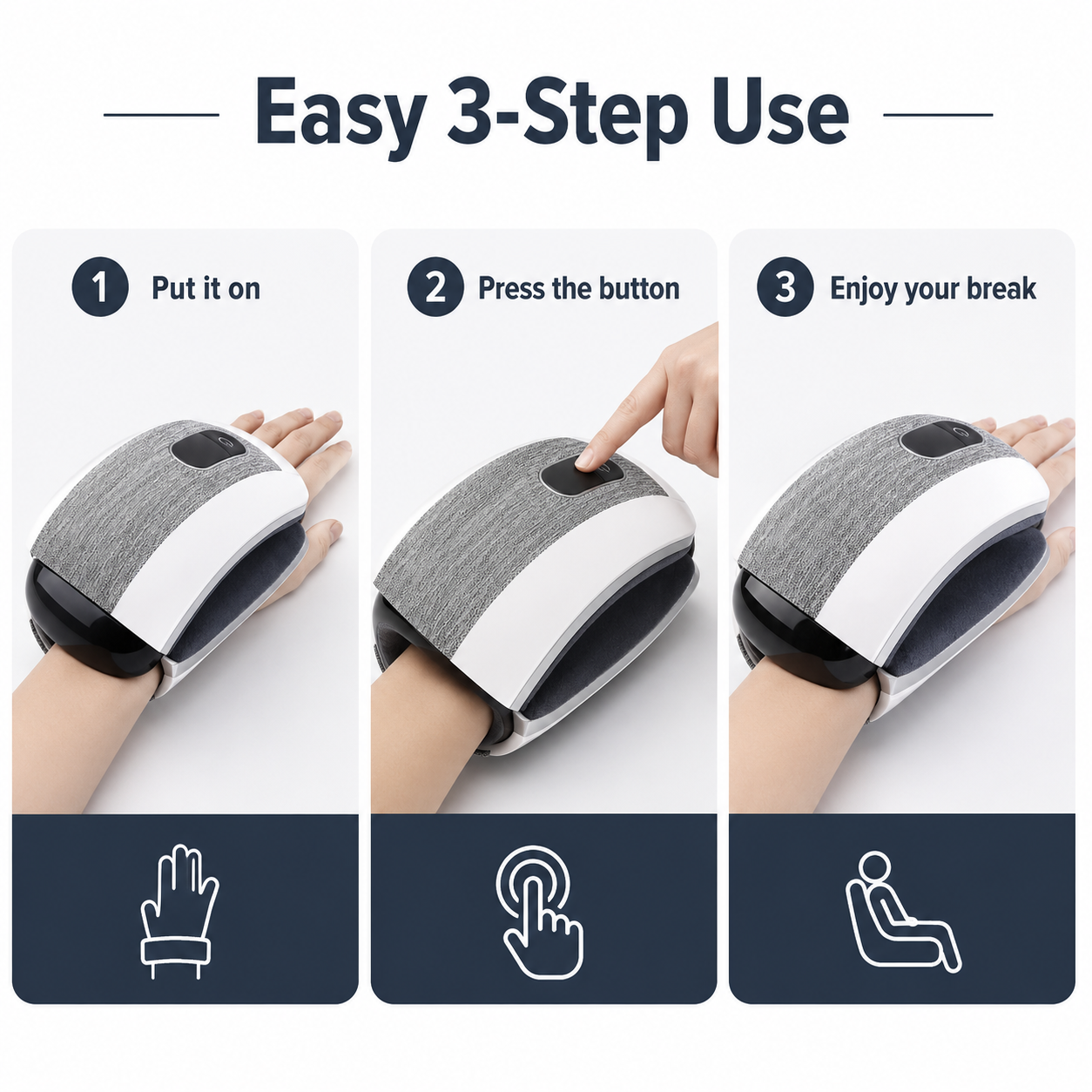 Bluetooth Music Eye Massager with Hot Pack