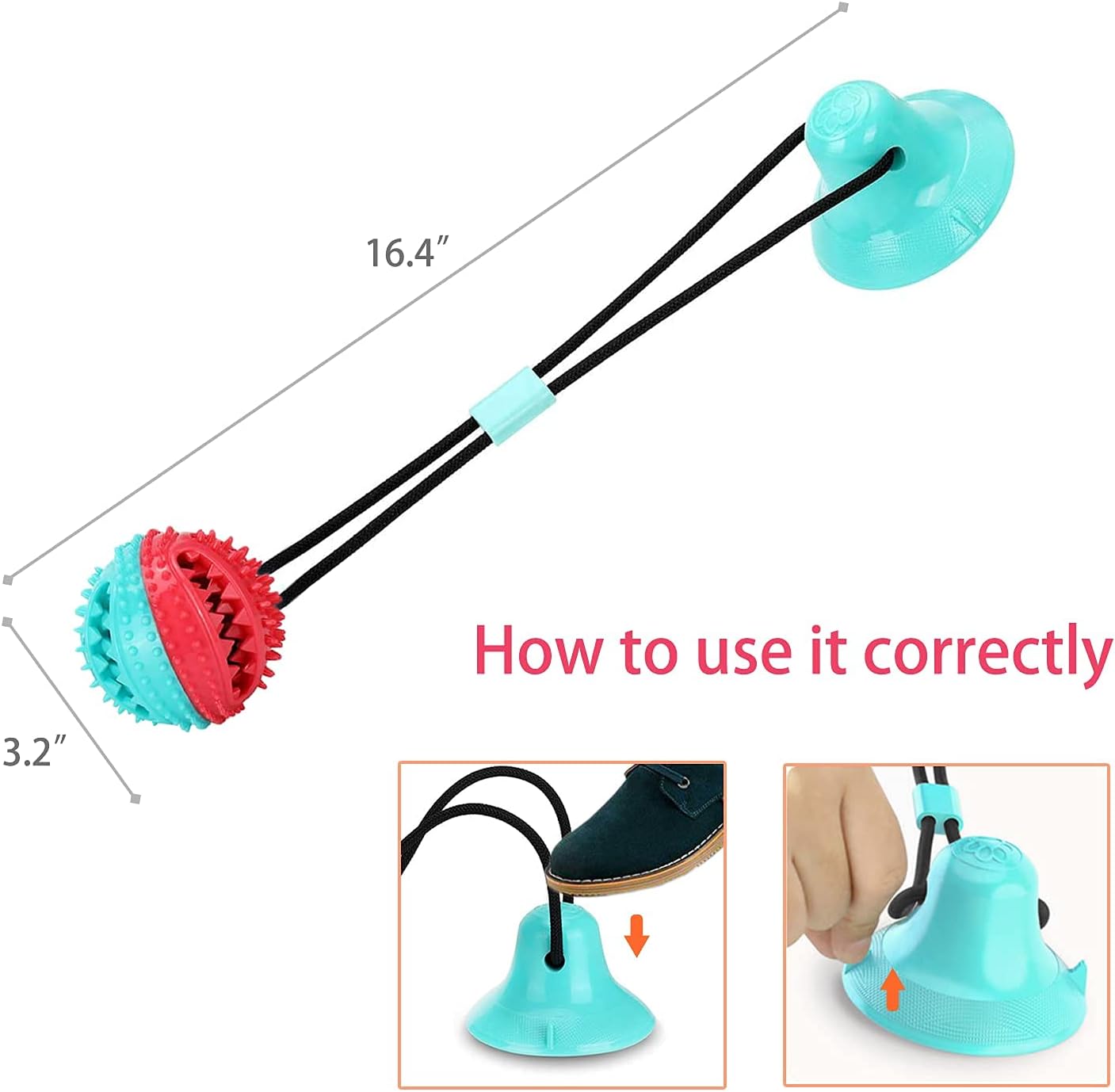 Dog Suction Cup Tug Toy