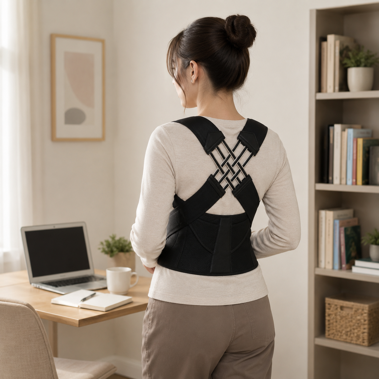 Adjustable X-Back Comfort Strap for Men & Women – Lightweight Daily Wear Support strap