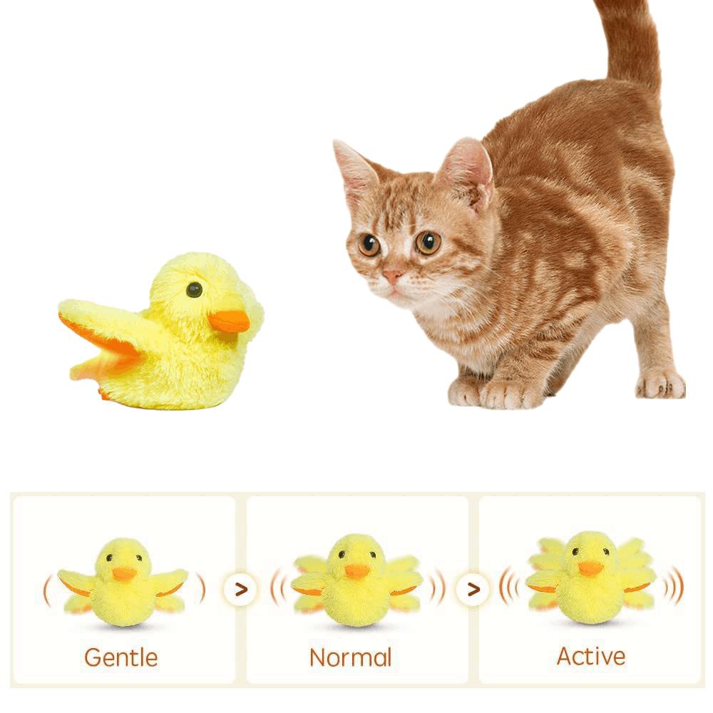 Interactive Electric Duck Toy for Cats
