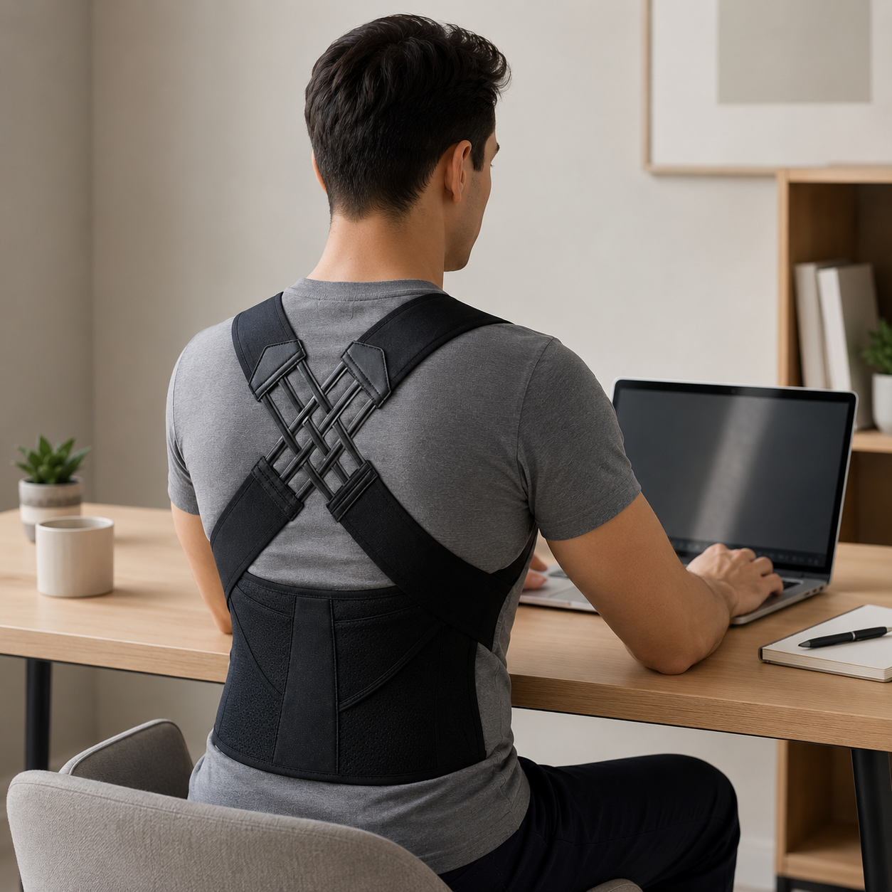 Adjustable X-Back Comfort Strap for Men & Women – Lightweight Daily Wear Support strap