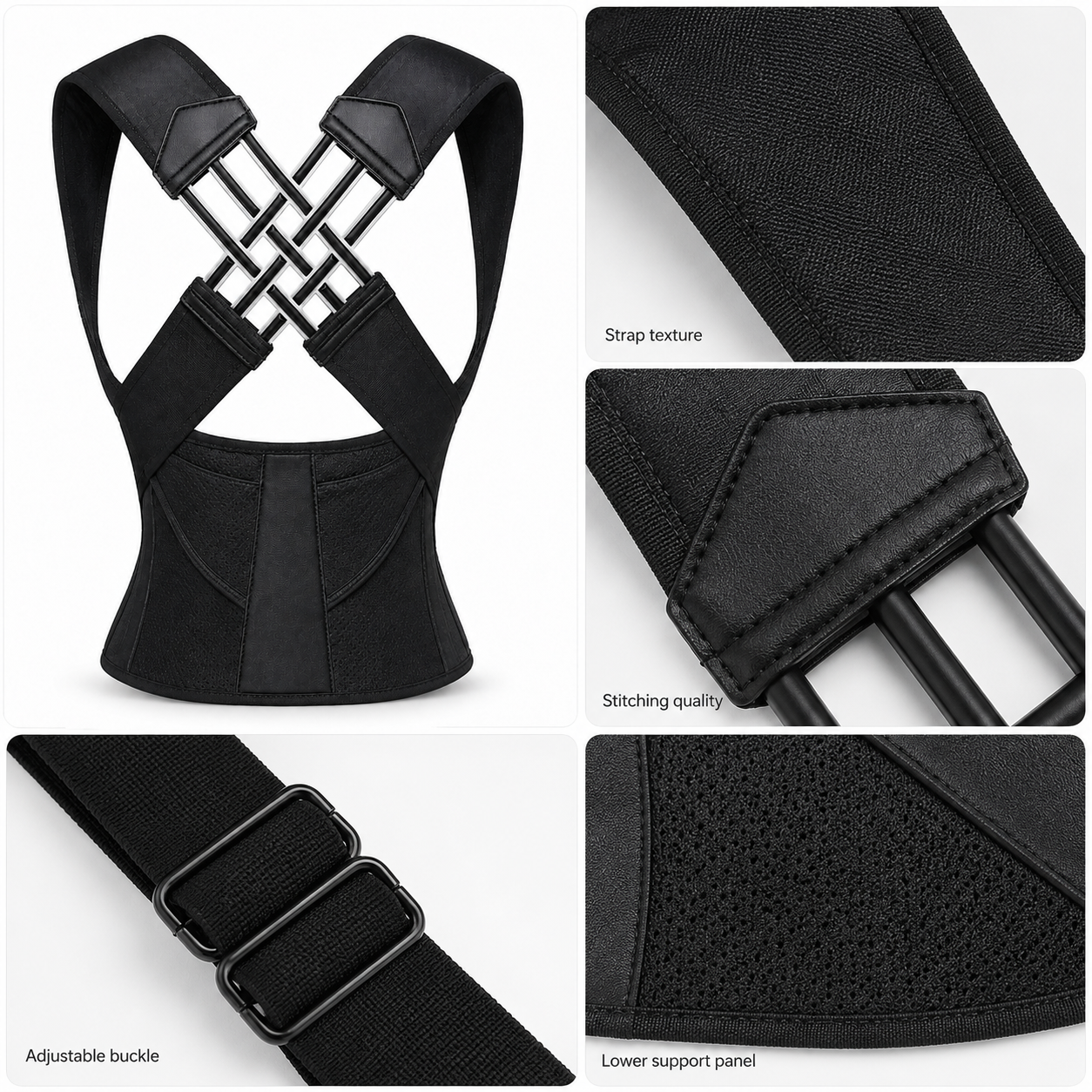 Adjustable X-Back Comfort Strap for Men & Women – Lightweight Daily Wear Support strap