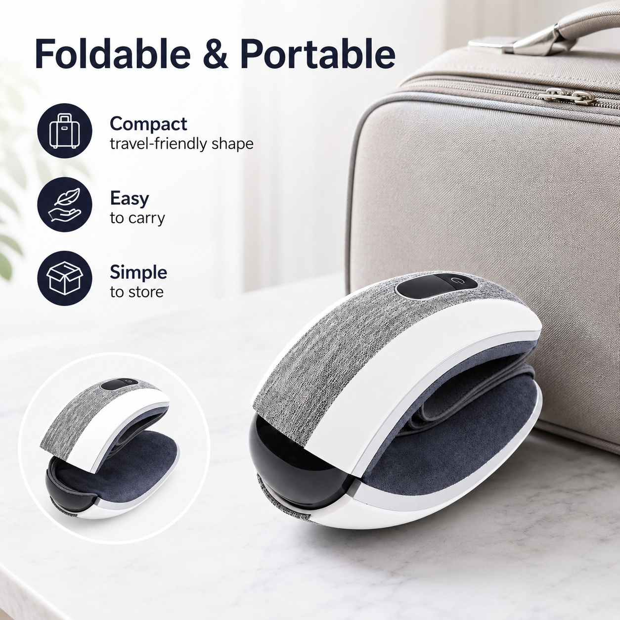 Bluetooth Music Eye Massager with Hot Pack
