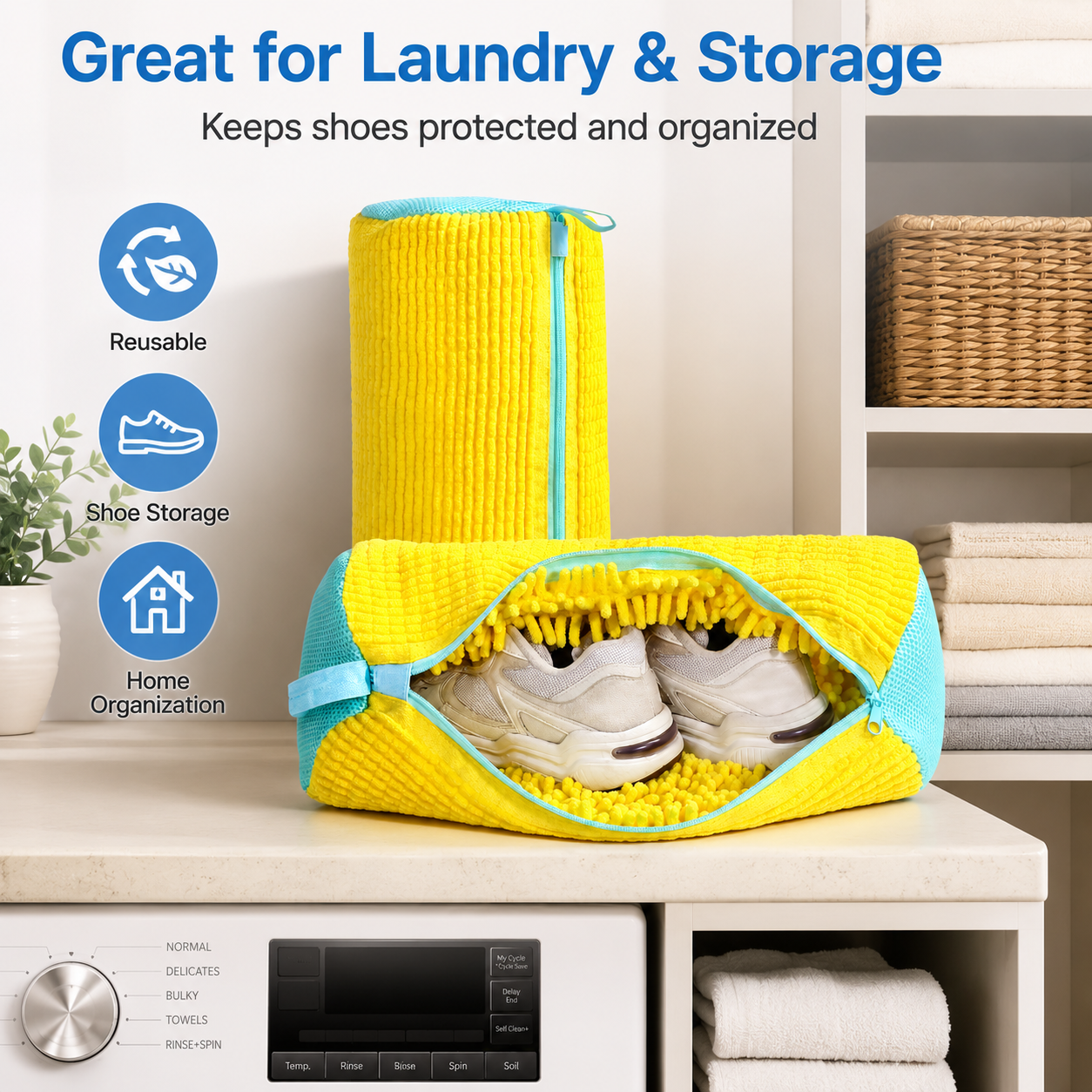 Shoe Washing Machine Bag