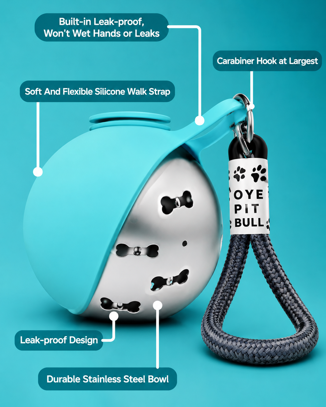 Portable Dog Water Bottle