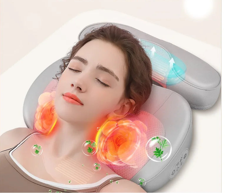 2-in-1 Neck Massager Pillow
