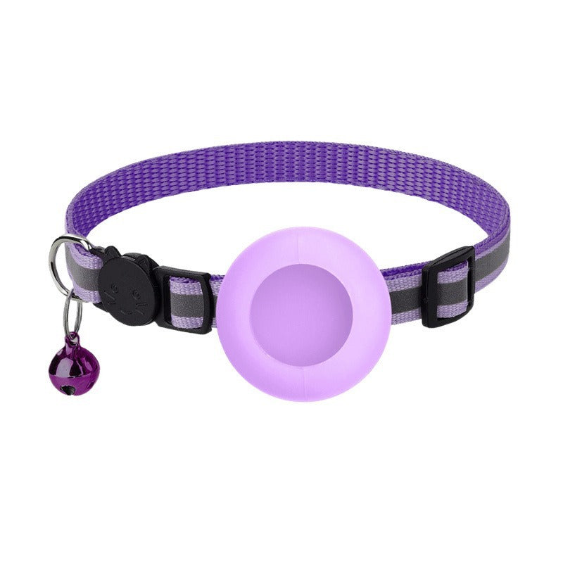 Smart AirTag Cat Collar with Holder