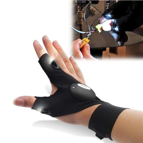 LED Light Gloves – Hands-Free Flashlight Gloves for Repair, Fishing & Outdoor Use