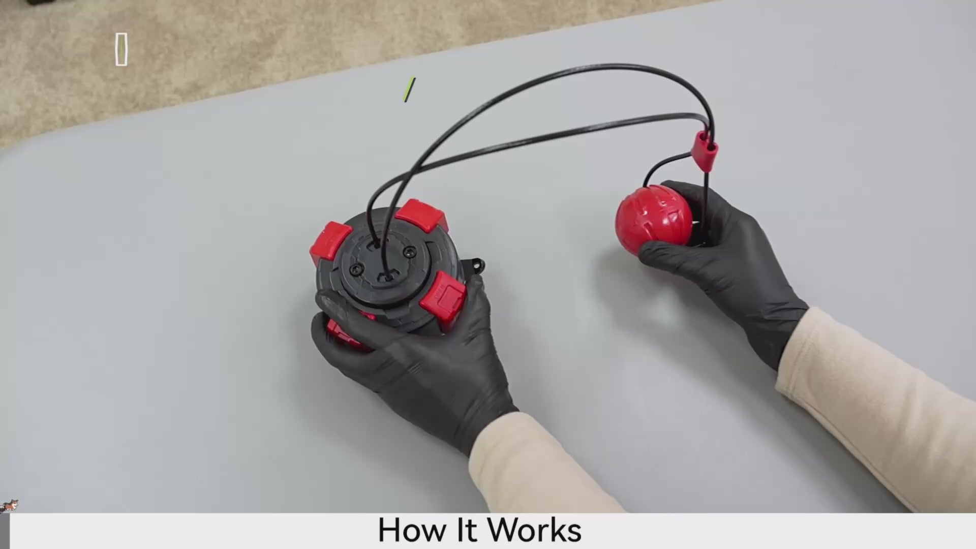 Interactive Dog Tug Toy with Elastic Rope Bouncing Ball